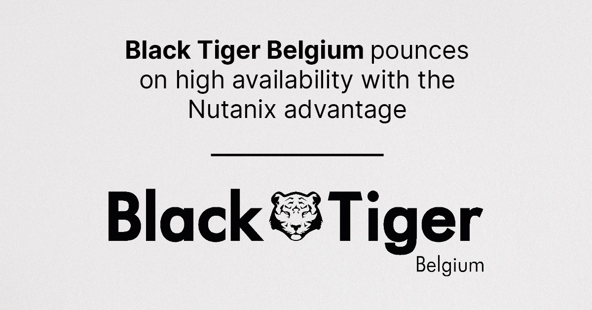 Customer case - Black Tiger Belgium